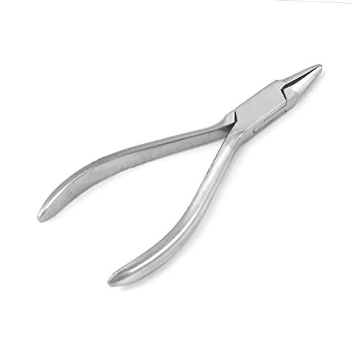 OdontoMed2011 Ortho Plier Peeso Collar Pliers Dental Instruments Stainless Steel Orthodontic Pliers Flat Tip Straight Mirror Polish Finish