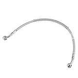 Motoforti 15.75' Length 10mm ID Motorcycle Hydraulic Brake Line Oil Hose Pipe Stainless Steel...