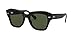 Ray-Ban State Street Lentes Oscuros, Negro/Verde, 49 para Mujer