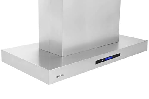 Xtremeair Pro-X Series Px06-I48, 48" Wide, Easy Clean Swing-Able Baffle Filters, Stainless Steel, Island Mount Range Hood #TOP6