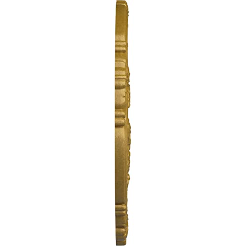 26"OD x 3 3/4"ID x 1 1/2"P Attica with Rose Ceiling Medallion (Fits Canopies up to 4 1/2"), Hand-Painted Pharaoh's Gold by Ekena Millwork - Used condition - Image 3