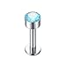 New 2026 Unisex 1/5Pcs Titanium Labret Tragus Stud Earrings 14G Cz Crystal Monroe Helix CartiaLiGe Conch Medusa Lip Earlobe Piercings Sex Jewelry Fashion For Women And Men Findings Trendy Gift