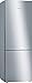 Bosch KGE49AICA Serie 6 - Frigorífico y congelador XXL independiente/C / 201 x 70 cm / 163 kWh/año/Inox-antifingerprint / 302 L / 117 L parte congelador/LowFrost/VitaFresh