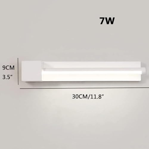 Applique Murale Long Tube Finition Blanche avec Éclairage Design Led - 6
