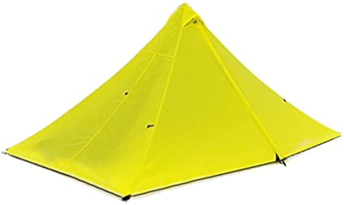 値下げ情報 超軽量のロッドレステント屋外のキャンプティーピー210dオックスフォードクロスピラミッドテントバックパッキングハイキングテント防水防風 Color Yellow 服 ファッション小物 公式 取扱 店 Www Littleshopp Com