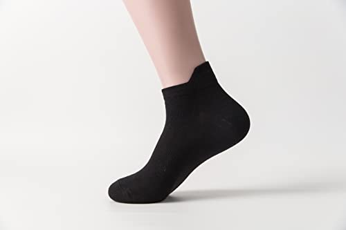 10 Pairs Ankle Socks No Show Sock Low-Cut Athletic Men Cotton Socks (10 Pairs Black /Dark Grey /Brown/Light Grey/Beige), 3.5 #TOP7