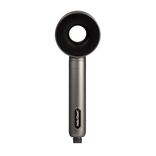 Hello Klean Shower Head in Chrome - Filters Unwanted Metals Chlorine & Impurities Found in Water - Improves Quality of Skin & Hair - Quick & Easy to Install