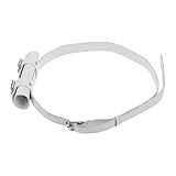 OKUMEYR Pu Sword Holder Belt Single Sword Sheath Strap with Quick-release Buckle Adjustable White Leather