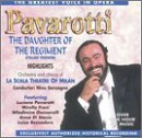 Daughter of the Regiment [Audio CD] Donizetti and Pavarotti