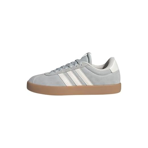 adidas Mujer VL Court 3.0 Shoes, Wonder Silver/Off White/Gum, 38 2/3 EU