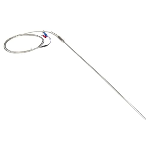 Sensor de temperatura PT100 para maquinaria, sonda RTD 300 mm con cable de 1 m 1