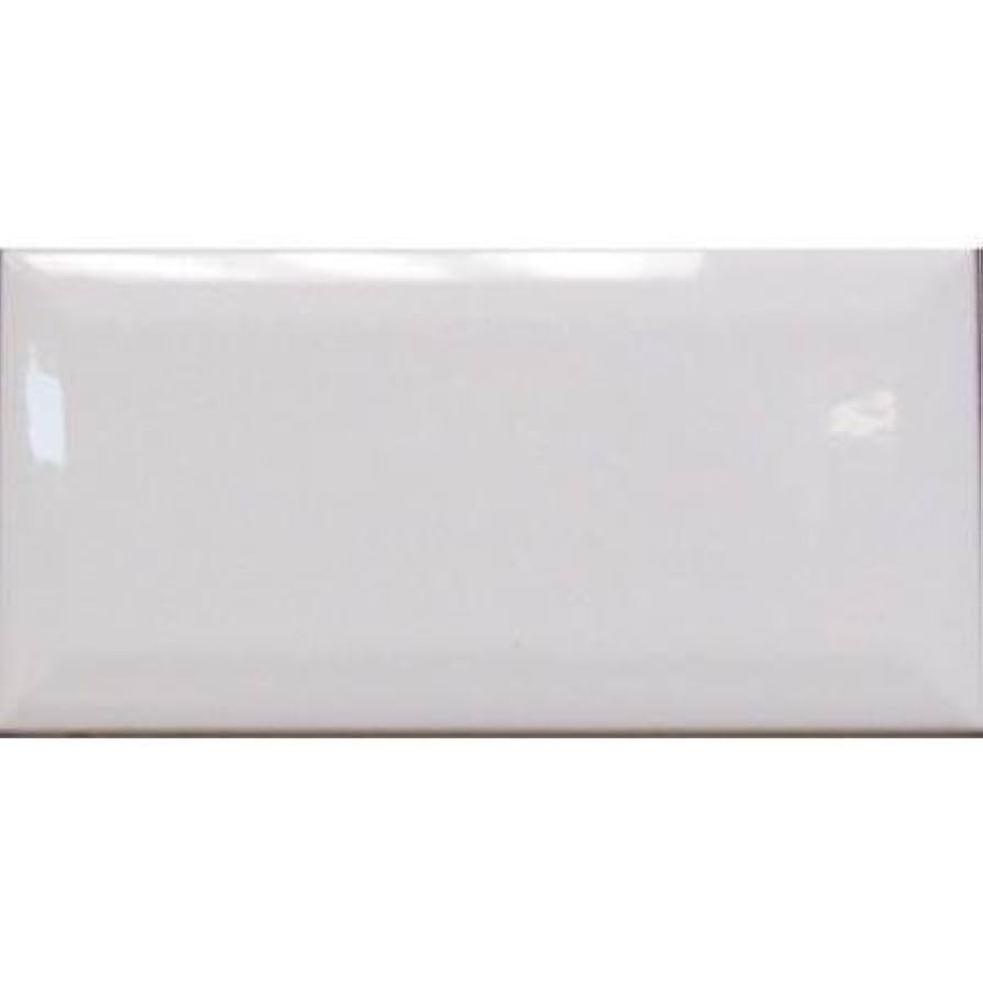 Amazon.com: U.S. Ceramic Tile Bright Glazed Snow White 3 in