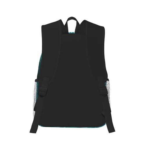 Sac à dos léger Ocean Green Wave unisexe pour voyage et ordinateur portable - 3