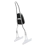 Abnehmbares Sissy-Bar-Rückenlehnenpolster-Kit für Fondpassagiere: Schmale Stange, stilisierter oberer Kickwinkel für einen klassischen Bobber-Look, Verbesserter Komfort für die Fondpassagiere auf Langstreckenfahrten, Standard-Seitenplatten fixieren die Sissy-Bar an den serienmäßigen Befestigungslöchern.