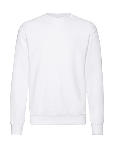 Fruit of the Loom Herren 62-202-0 Sweatshirt, weiß, m