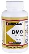 DMG (Dimethylglycine) 125 mg - Hypoallergenic - (100 Count) - Kirkman Laboratories