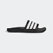 adidas Adult Adilette Comfort Slides Core Black/White/Core Black 7