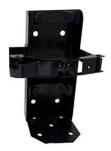 (Lot of 1) Universal Running Board Vehicle Bracket for a 5lb. Fire Extinguisher, Heavy Duty, Color Black