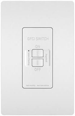 Pass & Seymour 2087-W Specification Grade Dead Front Self-Test GFCI Receptacle 20 Amp 125 Volt NEMA 5-20R White