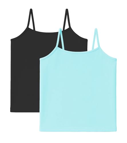 Image of Kurve Girl's Sleeveless Tank Top - Stretch Undershirts Cami Camisole, UV Protective Fabric, Rated UPF 50+ (Made in USA)