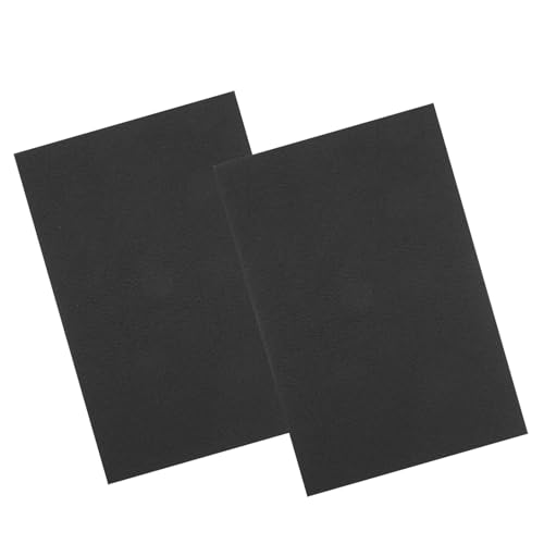 SHINEOFI Manta Ignífuga de Fieltro de Carbono 205×100×25 MM 2 Unidades Aislamiento Térmico Resistente al Calor para Hornos y Soldadura Manta Protectora Ignífuga y Térmica Profesional