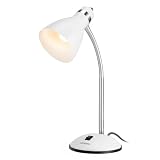 LEPOWER Metall-Schreibtischlampe mit Verstellbare Schwanenhals Tischlampe