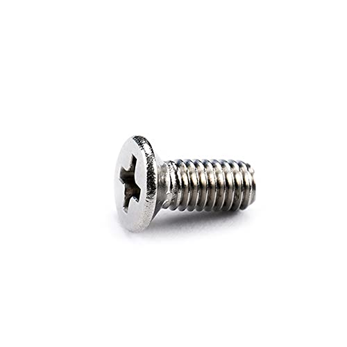 Musiclily Pro Metric M4X10mm Stainless Steel Phillips Countersunk Mounting Screws for Import Strat Style Electric Guitar Tremolo Block (Set of 3) - Image 4