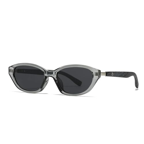 Lunettes de soleil rondes grises accessoires unisexes de mode
