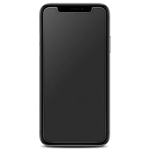 Image of DPJ Matte Anti-Glare Tempered Glass for iPhone 12 Pro Max (6.7 Inch) With Installation Kit | Military-Grade Gorilla Screen Protector | Edge to Edge Coverage | Black [Matte] [Pack of 1]