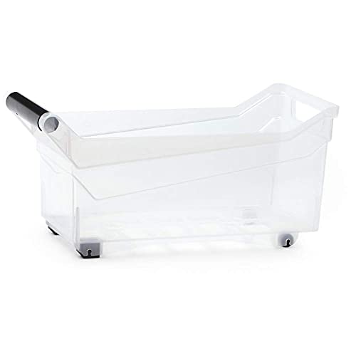 Prosper plast Boîte de Rangement à roulettes Transparent, NUK3L Cover