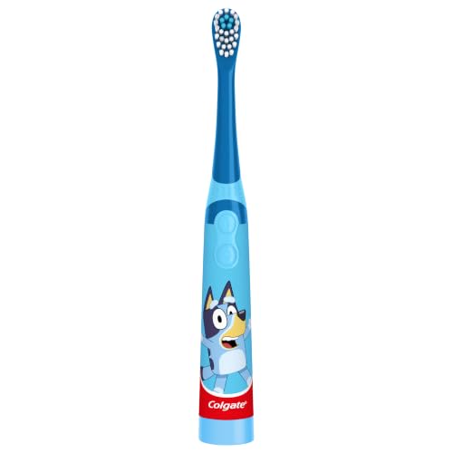 Image of Colgate Kids Battery Powered Bluey Toothbrush, Extra Soft