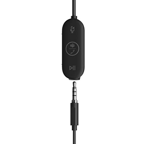 Logitech Zone Filaire Earbuds Micro casque intra auriculaire filaire jack 3 5mm isolation acoustique Certifié pour Microsoft Teams - vue 8
