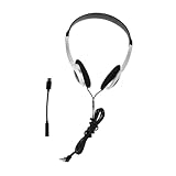 Look vintage unique : le design rétro en spray argenté offre une apparence unique et élégante qui se démarque, casque pour téléphone portable, casque de voyage pour avions