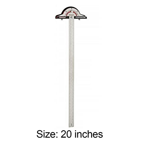 Woodworking Measuring Gauge - Stainless Steel Protractor & Ruler, 1-10 Inch Angle Measurement Tool for Precision Layout & Edge Rule in Woodworking Projects