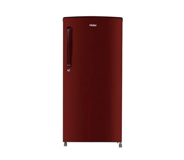 Haier 165 L 1 Star Direct Cool Single Door Refrigerator(Red Mono Finish, HRD-1861BBR-N)