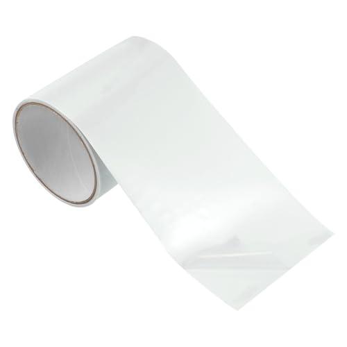 Image of PATIKIL Waterproof Patch Seal Tape 4 in x 5 Ft, PVC Leak Proof Repair Tape Instant Sealing for HVAC Ducts, Roof Crack, Hoses Pipes, Awning, White