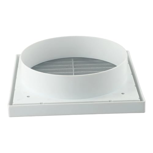 Grille de sortie d'air en plastique 125mm contre humidité échappement