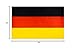 ANJOR Germany Flag 3x5 Foot German National Flags Polyester with Brass Grommets 3 X 5 Ft