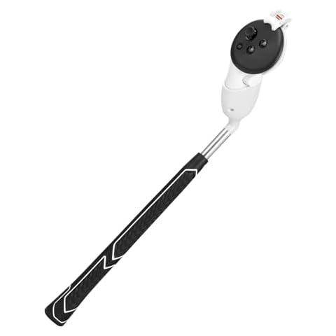 X-SUPER HOME VR Golf Club Attachment for Meta Quest 3 Golf+ Accessories Realistic Swing Stick with Quick Install & Secure Lock(Left Conteroller, Quest 3) Cover