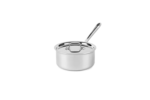 Comparison: Best All Clad Alternative 3 All-Clad D3 3-Ply Stainless Steel Sauce Pan with Lid 3 Quart, Induction, Oven Broiler Safe 600F, Multipurpose, Compatible w/ All Cooktops, For Restaurant or Home Kitchen, Pots & Pans, Cookware, Silver