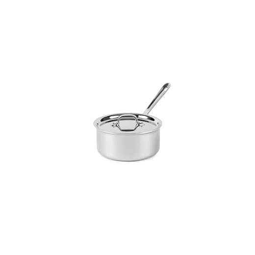 All-Clad 4203 Sauce Pan with Lid, 3-Quart, Silver