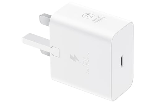 Samsung Galaxy Official 25W Super Fast Charging Travel Adapter (without USB-C to C Data Cable) White