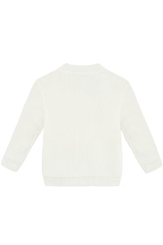 Image of Lilax Baby Boys Basic Long Sleeve V-Neck Classic Knit Cardigan Sweater