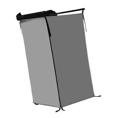 Menolana Vehicle Side Shower Tent Changing Dressing Room Hiking Outdoor Shower Room Toilet Stall for Long Road Trips Restroom SUV Van, Gray