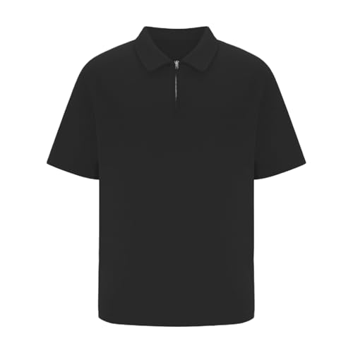 Amazon.com: Men's Polo Shirts Trendy 1/4 Zippier Textured Knit