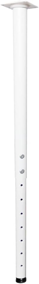 Jahof Adjustable Table Leg 22-36 inch (55-90cm), Metal Desk Leg Ø50/45 mm with Screws, Telescopic Furniture Leg for Tabletops, DIY Desk, RV, Home and