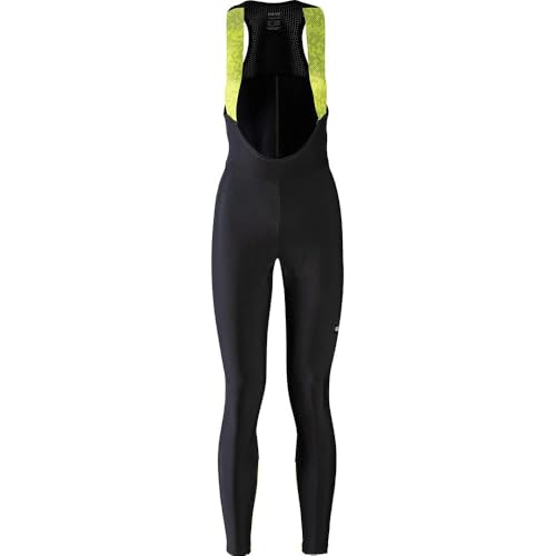 GOREWEAR Progress Thermo Trägerhose+ Damen, Black/Neon Yellow, M