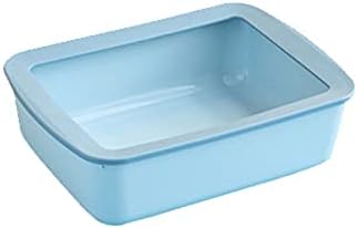 ゴミ箱 スクエアキャットゴミ箱セミクローズ猫ゴミ箱スプラッシュプルーフラージキャットPoop Boxオープントレイ猫トイレキティサプ