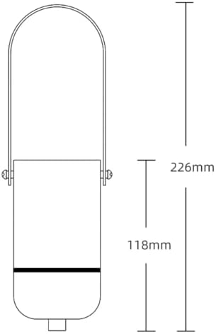 Stainless Steel Viscosity Cup 230ml, Dip Type Viscometer for Paint, Glue, Oil, Dye & Sauce, Accurate Measurement Tool for Fluid Consistency Testing