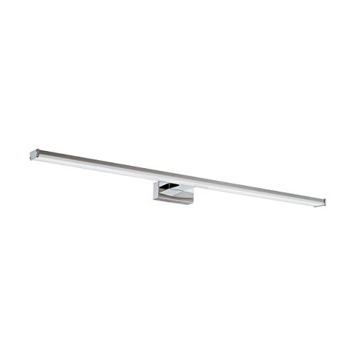 EGLO LED Wandlampe Pandella 1, LED Spiegelleuchte aus Aluminium und Kunststoff, Badezimmer Lampe in Chrom, Silber, Weiß, LED Feuchtraumleuchte neutralweiß, IP44, L 78 cm EGLO LED Wandlampe Pandella 1, LED Spiegelleuchte aus Aluminium und Kunststoff, Badezimmer Lampe in Chrom, Silber, Weiß, LED Feuchtraumleuchte neutralweiß, IP44, L 78 cm